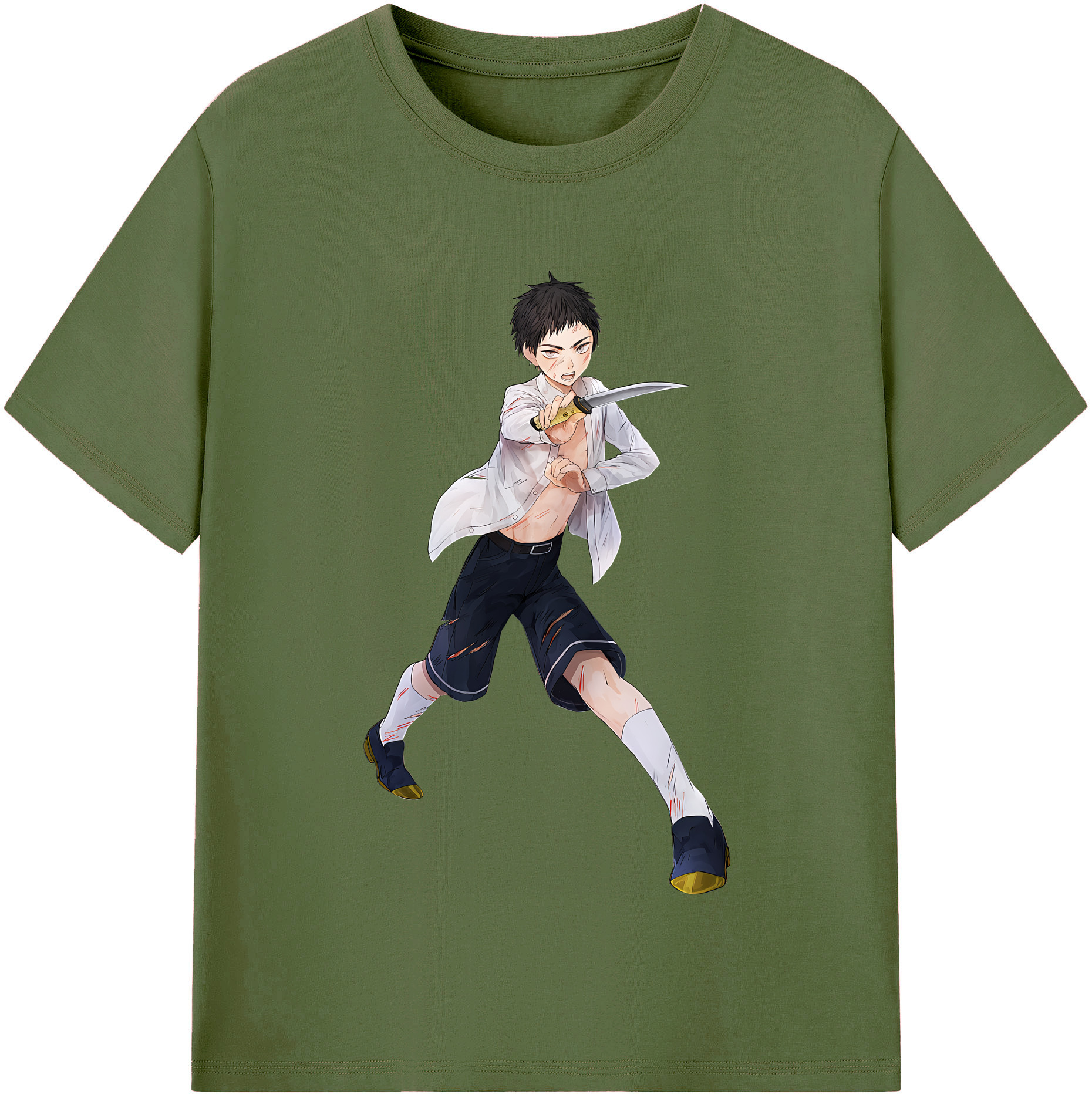 （画像用） 刀剣乱舞 Touken Ranbu 綿100％半袖Tシャツ（フロントプリント）